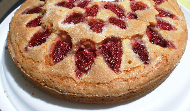 Torta bassa alle fragole