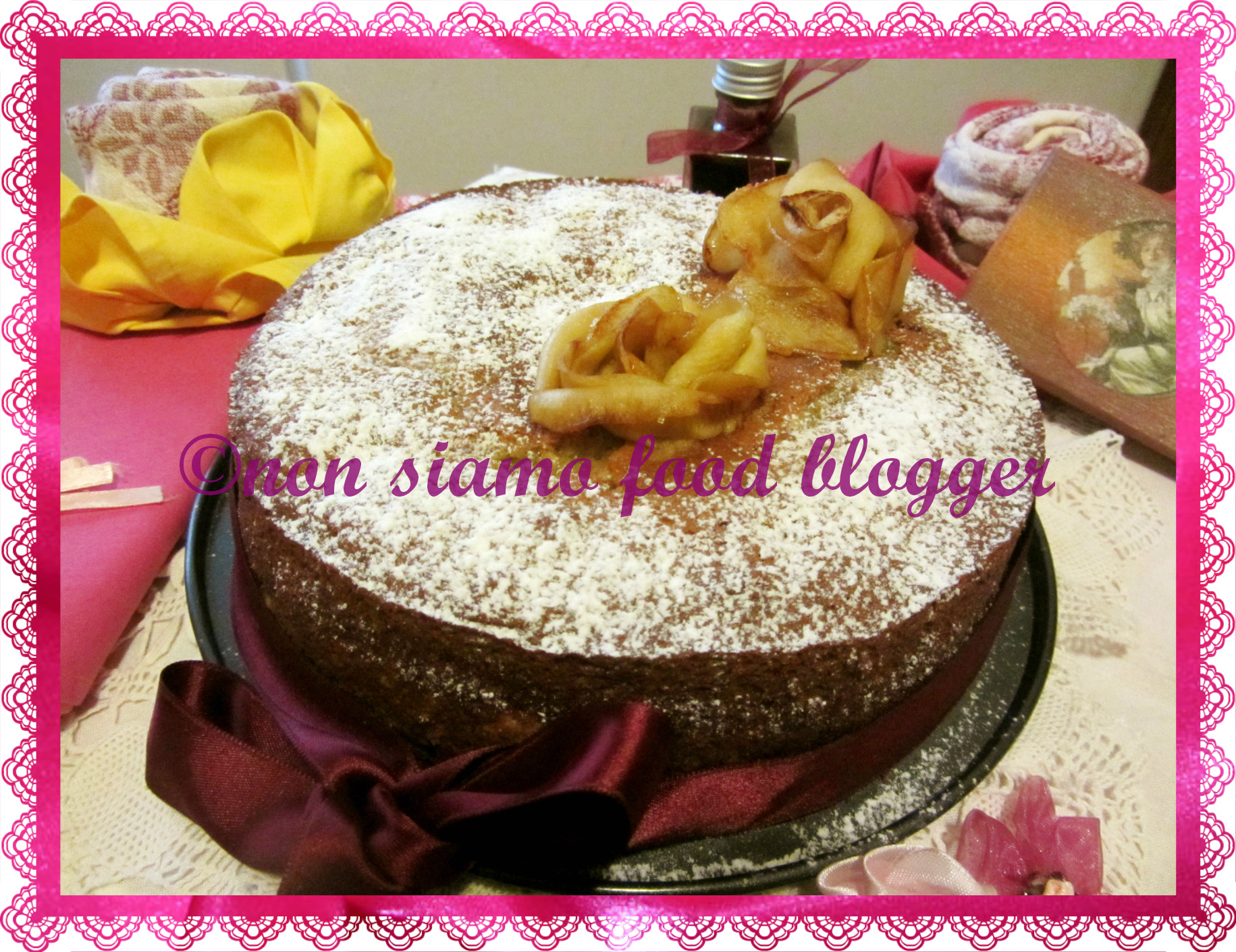 Torta con purea di mele (ricetta senza burro)