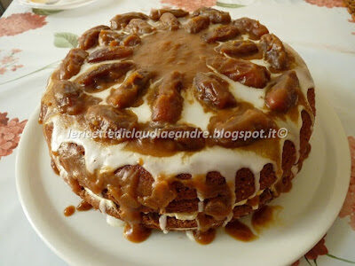 Torta di datteri con crema al mascarpone