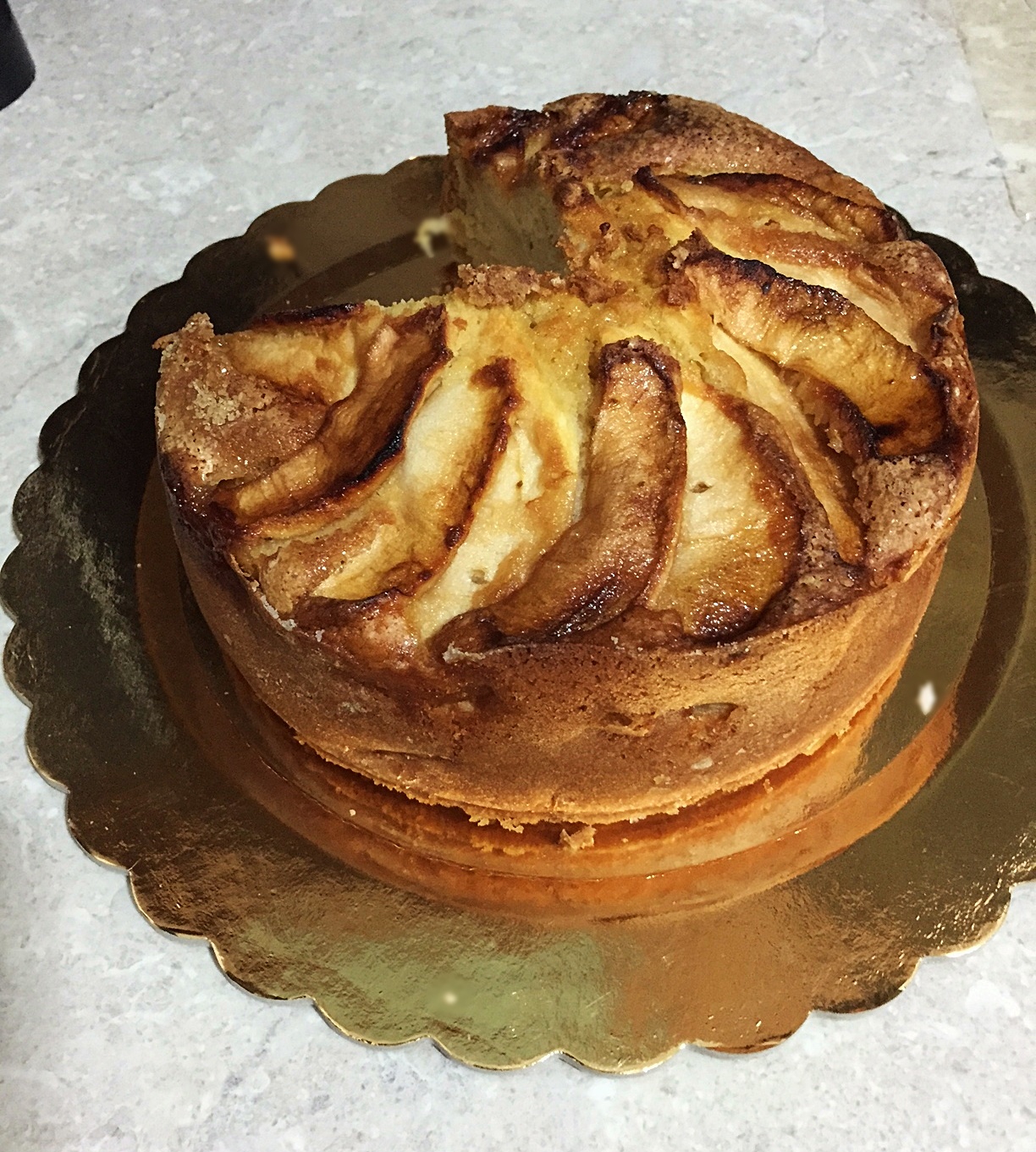 Torta di mele senza burro
