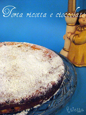 Torta ricotta e cioccolato