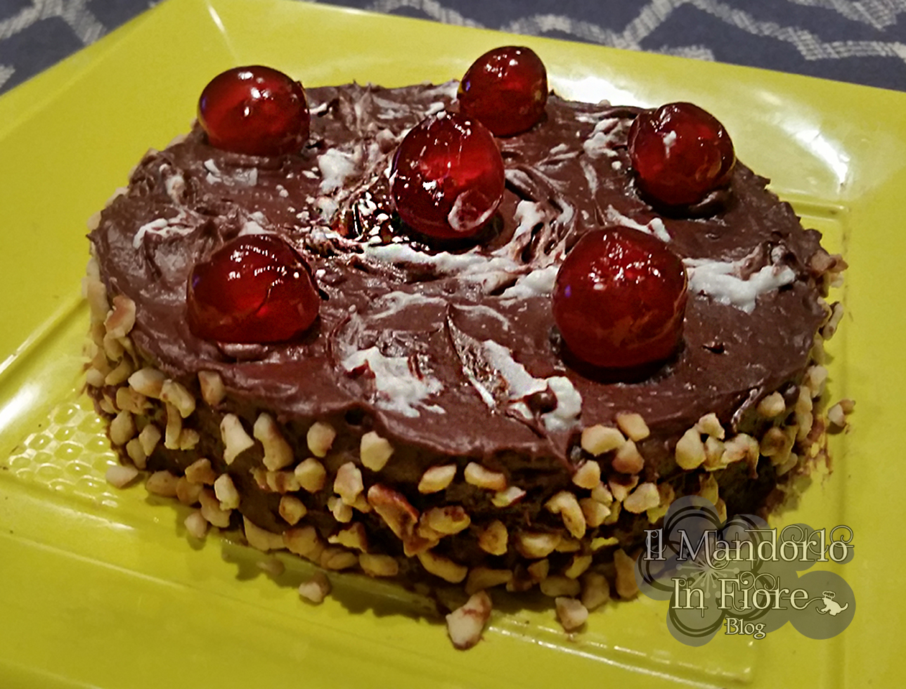 Tortina al microonde con crema al cioccolato