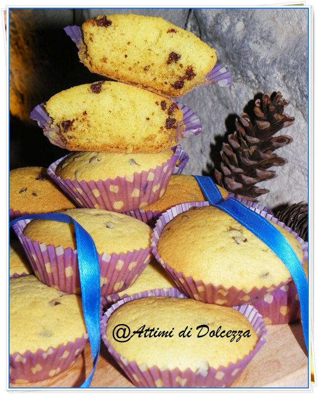 TORTINE DI MAIS E GOCCE DI CIOCCOLATO