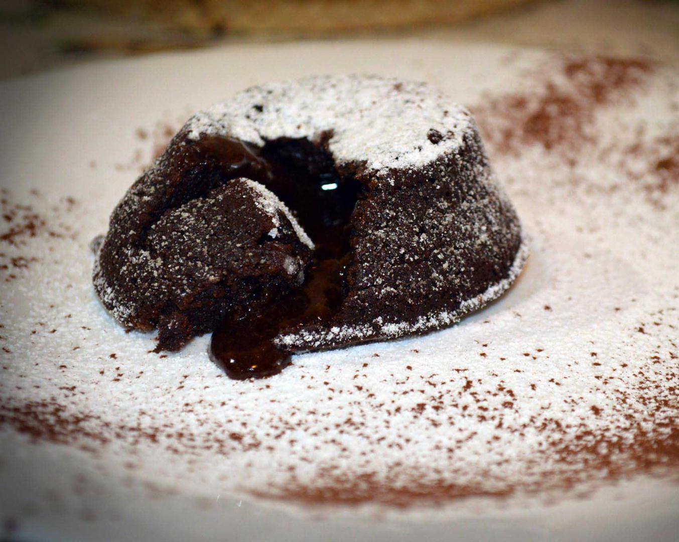 Tortino al cioccolato fondente dal cuore morbido