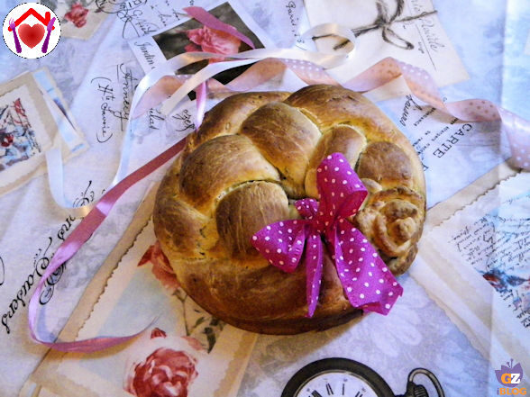 Treccia di pane al formaggio