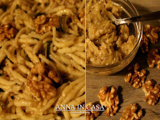 Trofie con pesto di noci e pinoli
