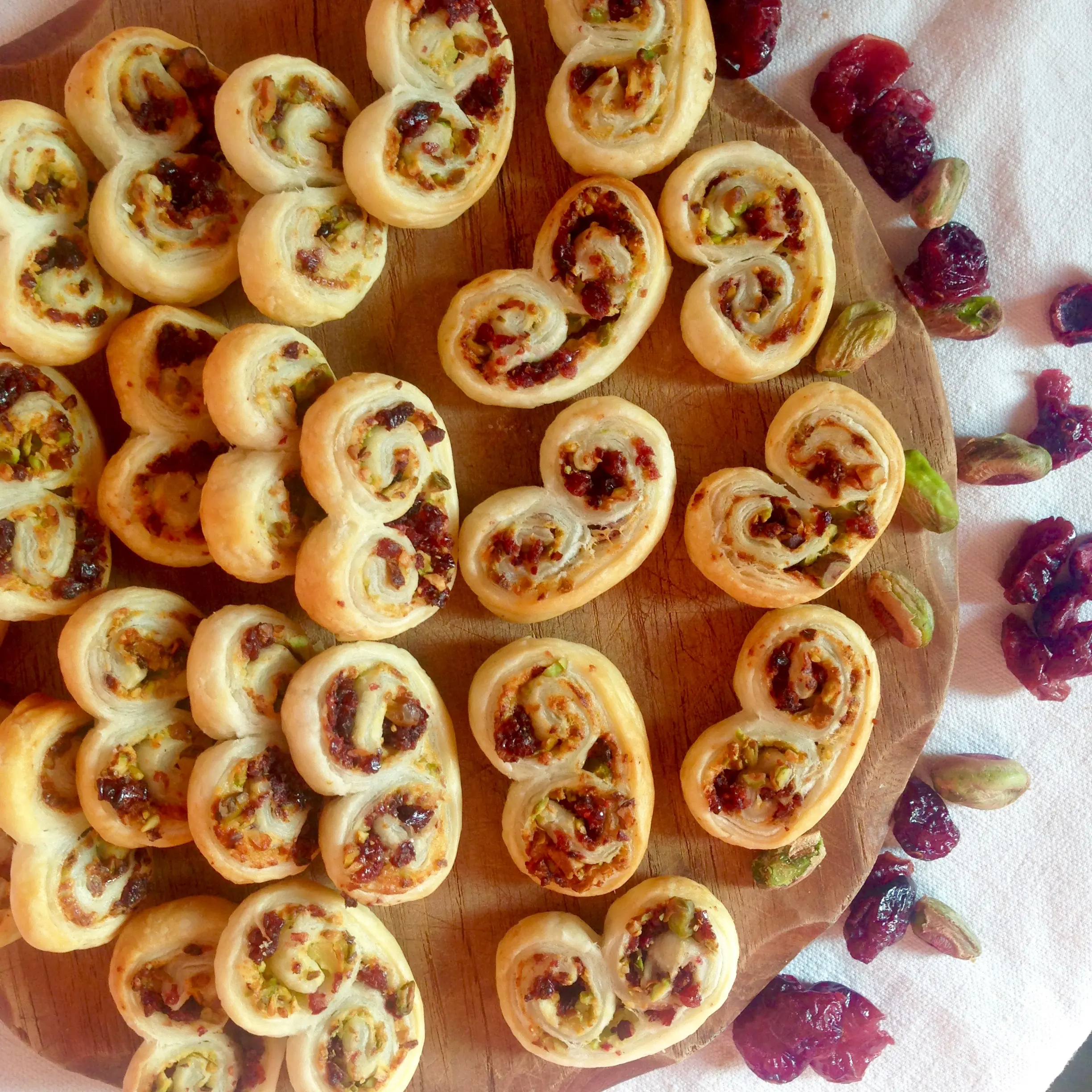 Ventaglietti Salati ai Pistacchi