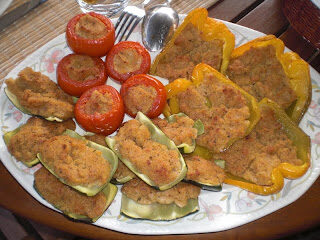 Verdure ripiene al forno