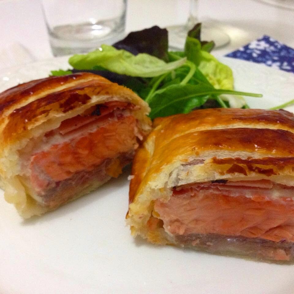 Wellington di salmone