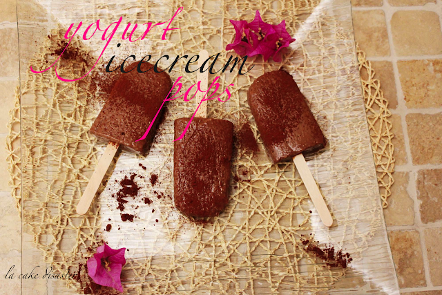 Yogurt icecream pops alla crema di nocciole homemade
