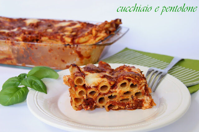 ziti al forno con burrata e ‘nduja