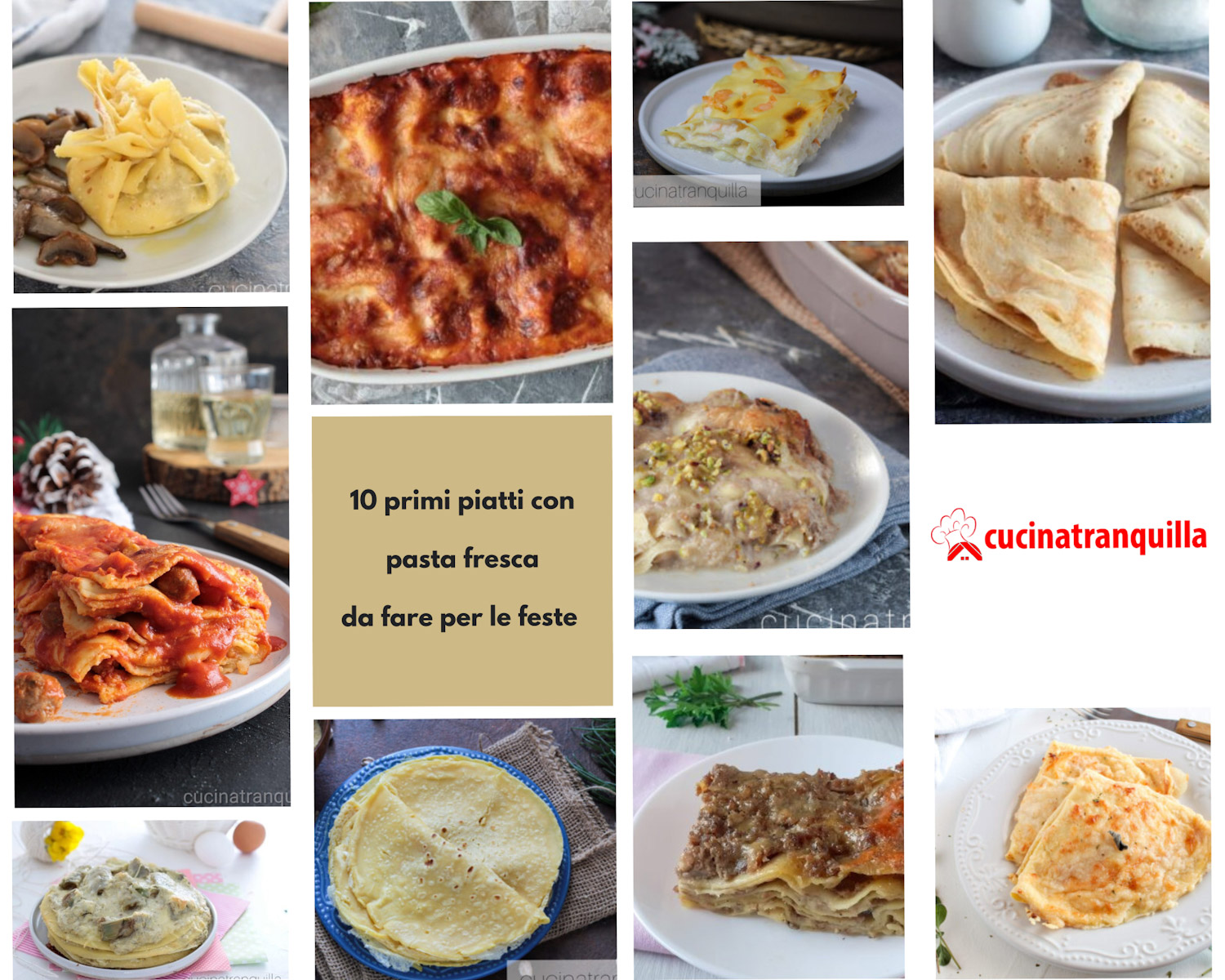 10 primi piatti con pasta fresca da fare per le feste