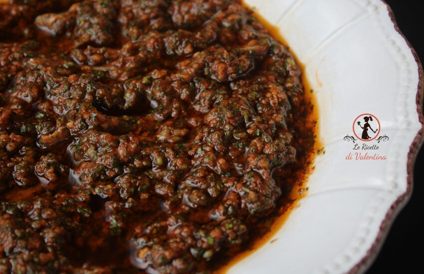 Acciughe con bagnetto di nonno ugo
