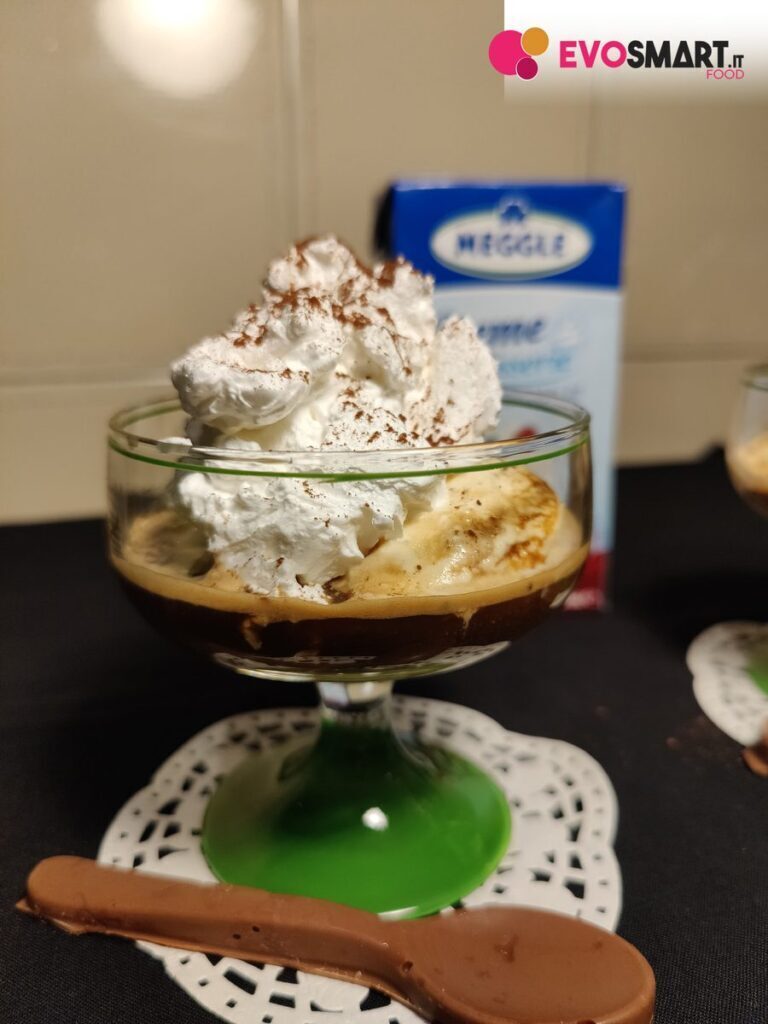 Affogato al caffè con la crème patisserie meggle