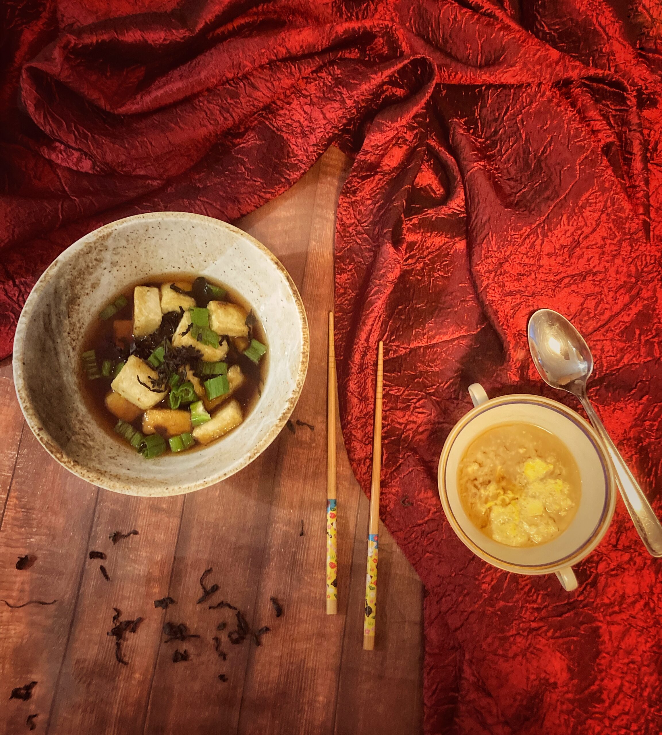 Agedashi tofu e chawanmushi (giappone)