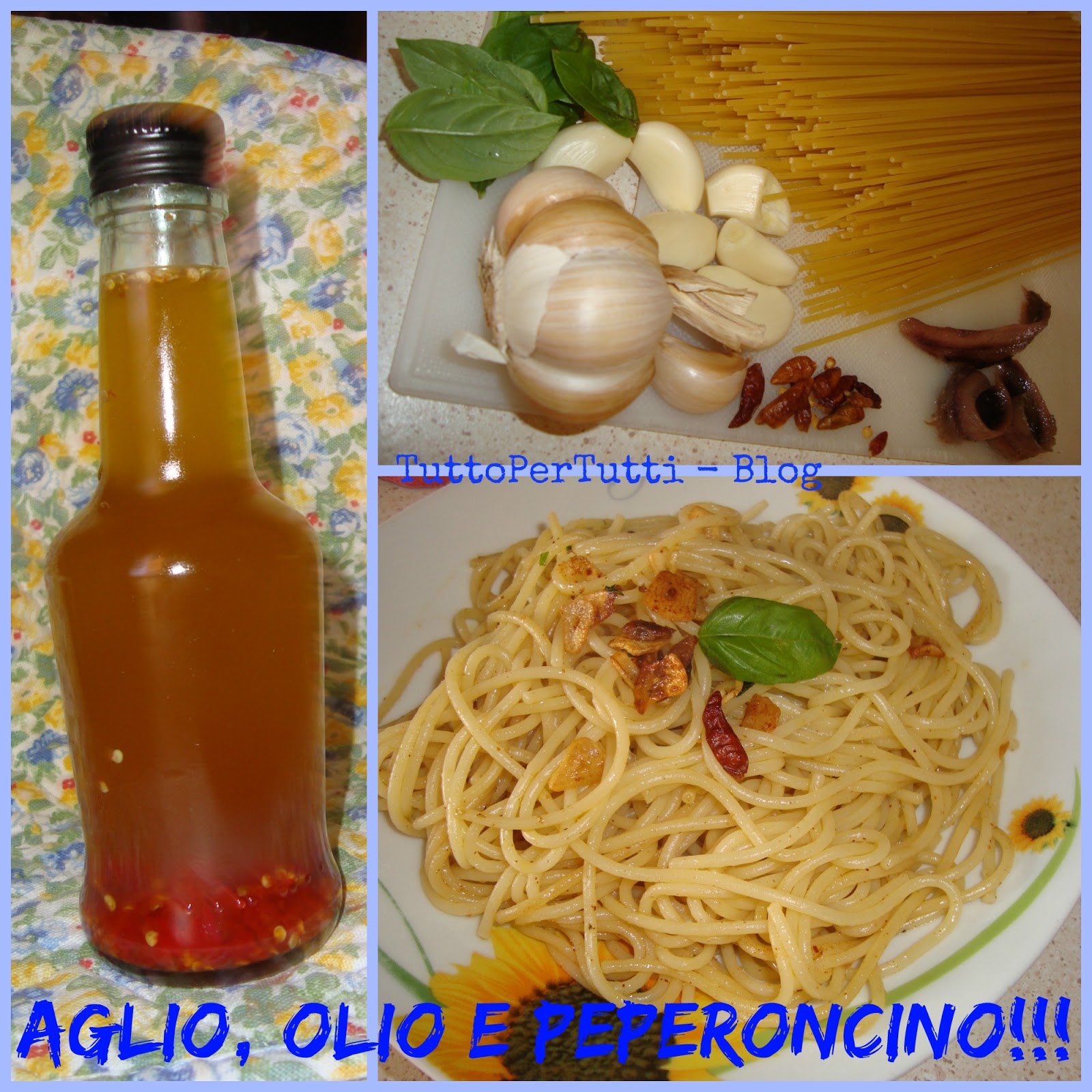 Aglio, olio e peperoncino!