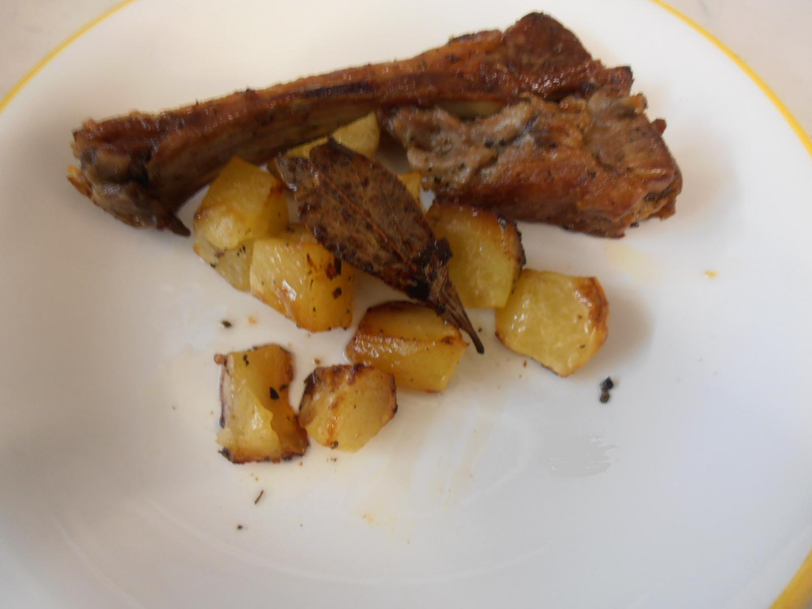 Agnello al forno con patate