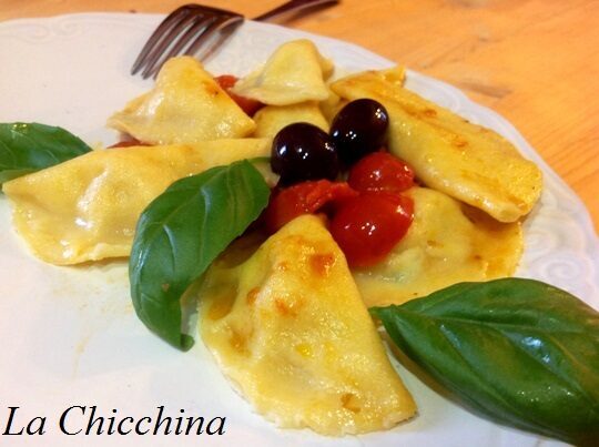 Agnolotti con tonno e ricotta