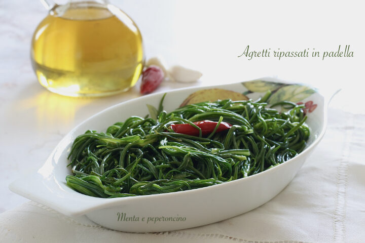 Agretti ripassati in padella