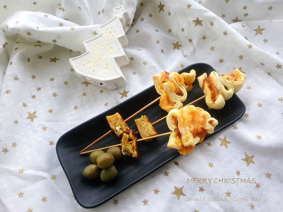 Alberelli di pasta sfoglia senza glutine