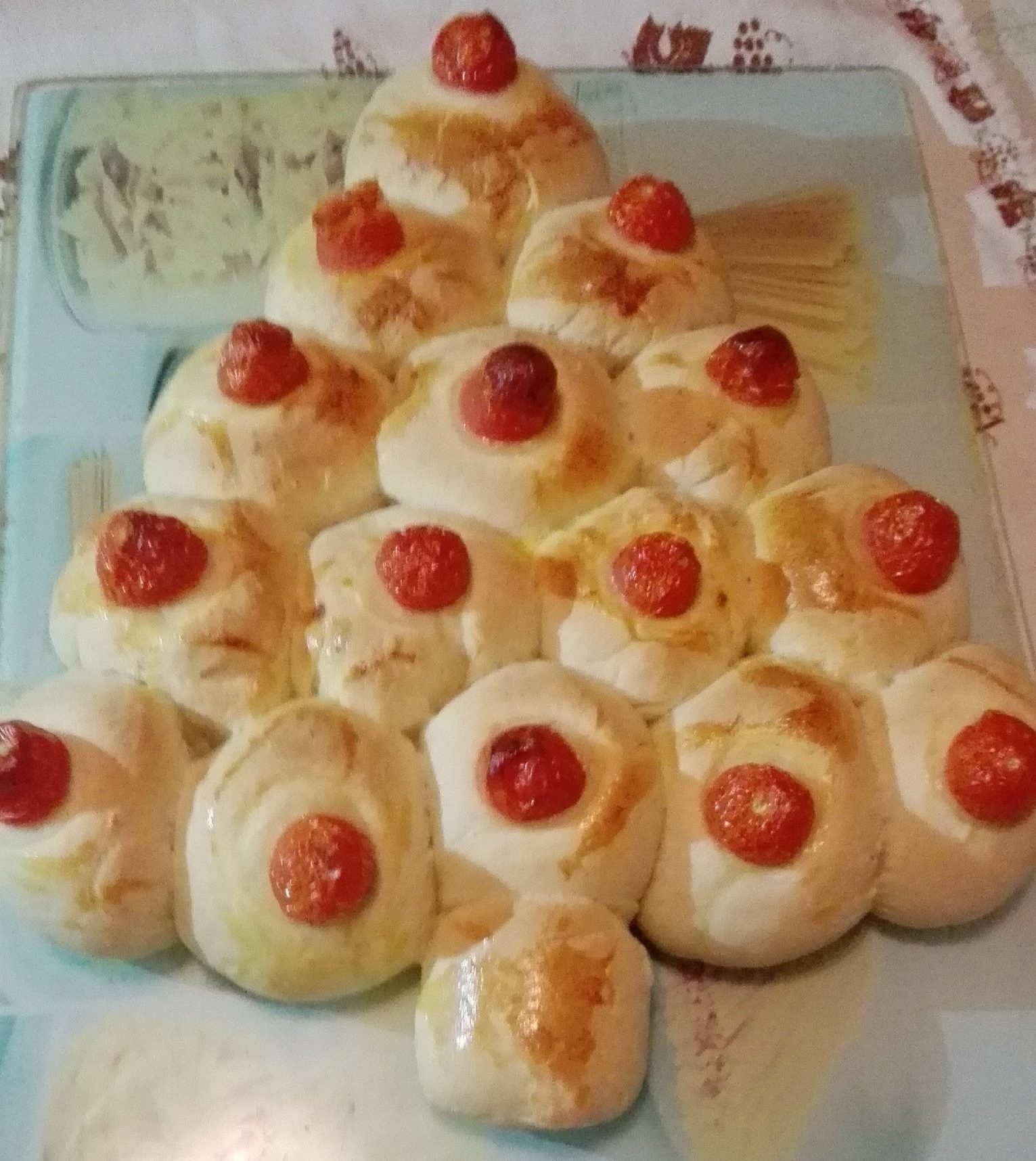Alberello di bocconcini ripieni