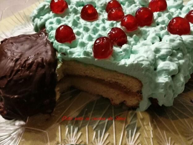 Alberello farcito alla crema mou
