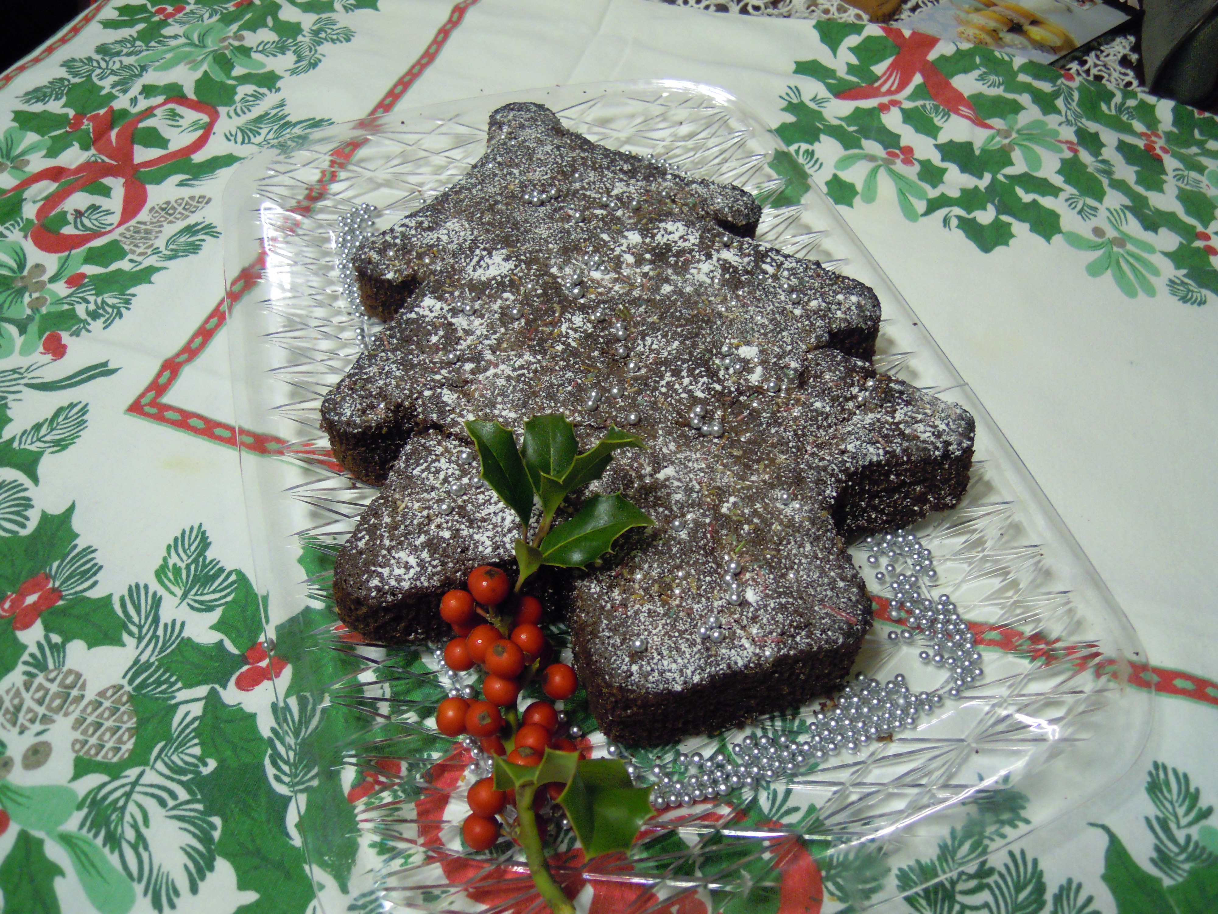 Albero di natale al cioccolato