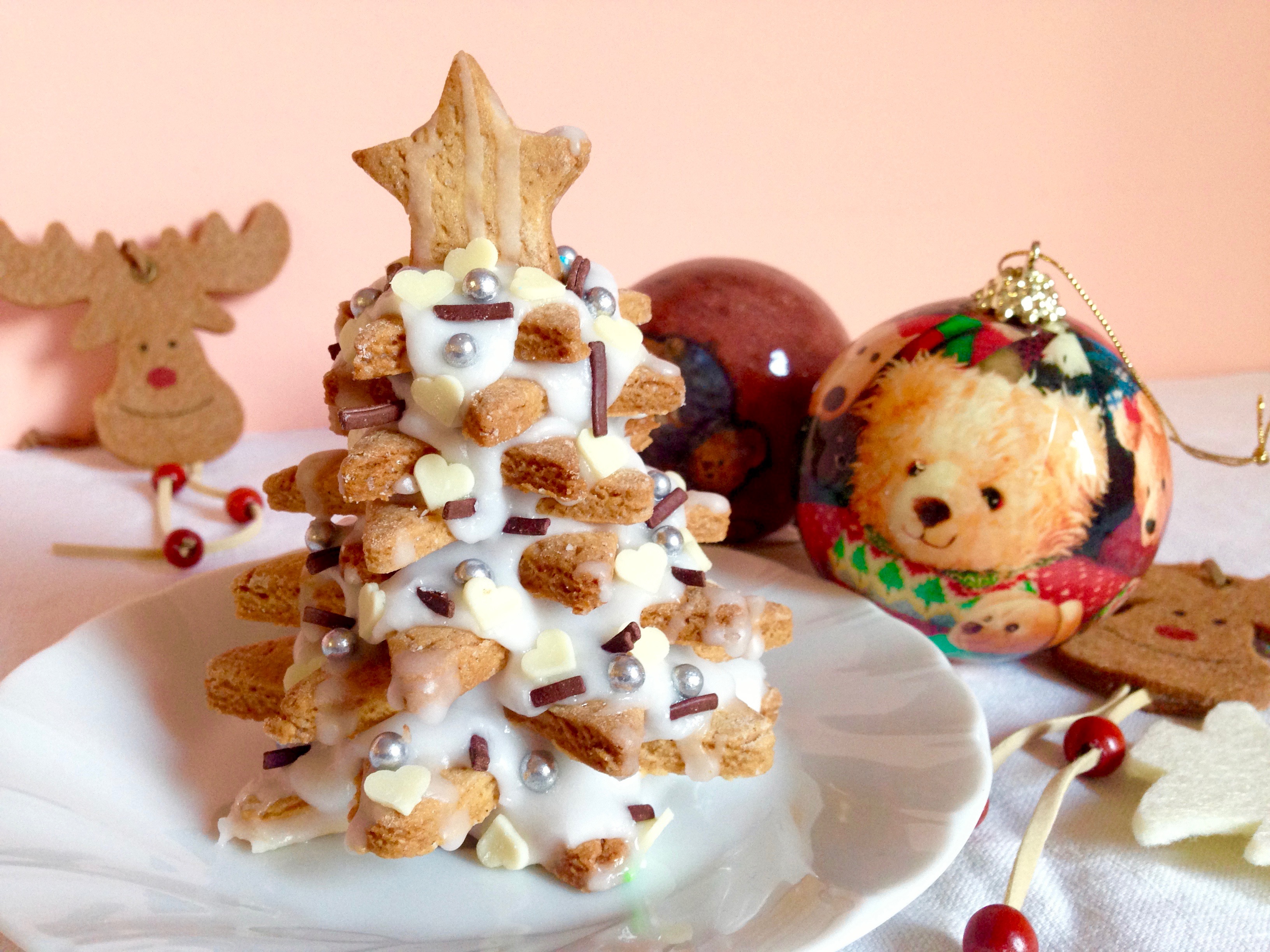 Albero di natale di biscotti