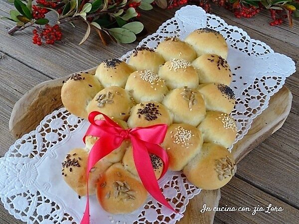 Albero di natale di pane idea regalo