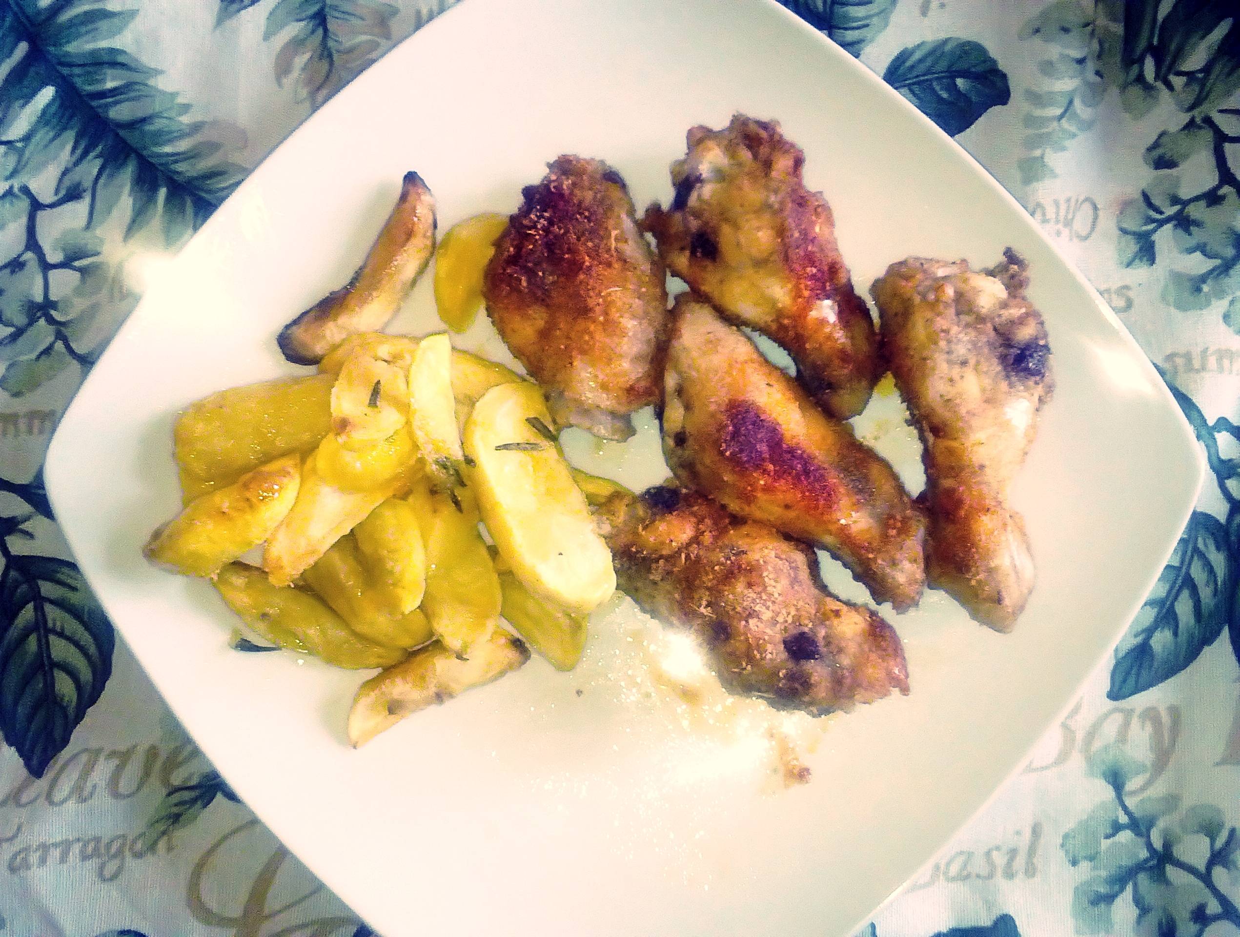 Alette di pollo alla paprika al microonde
