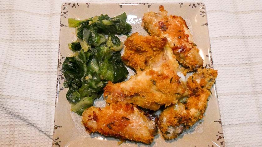 Alette di pollo croccanti al forno