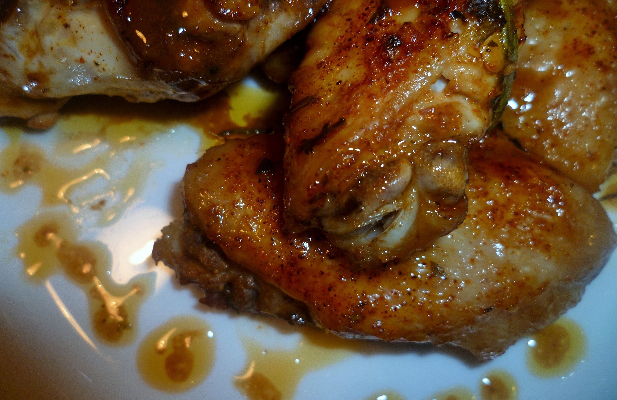 Alette di pollo marinate al forno
