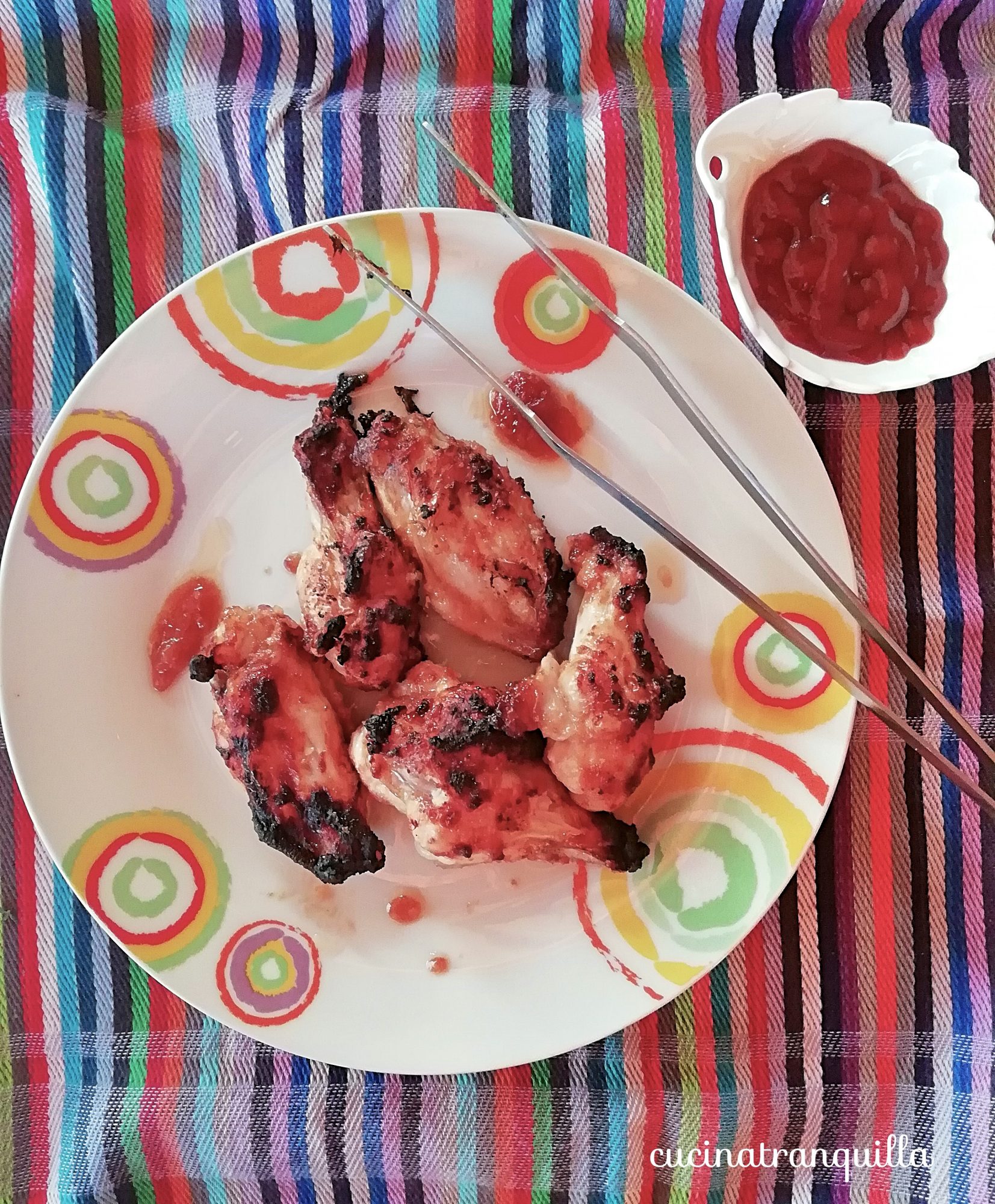 Alette di pollo speziate