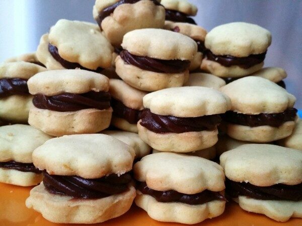 Alfajores con crema alla nutella