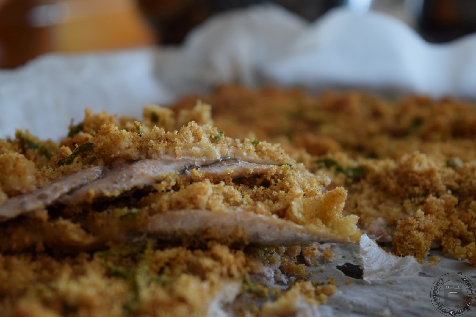 Alici gratinate al forno