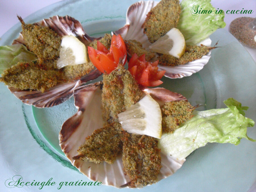 Alici gratinate