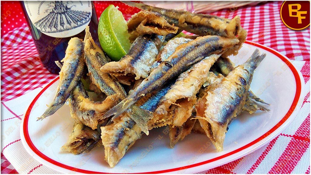 Alici… infarinate fritte e mangiate!