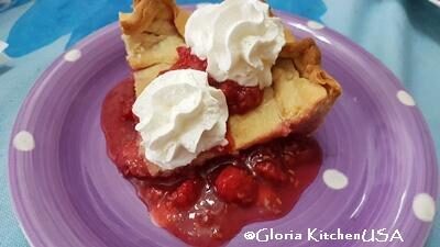 American raspberry pie