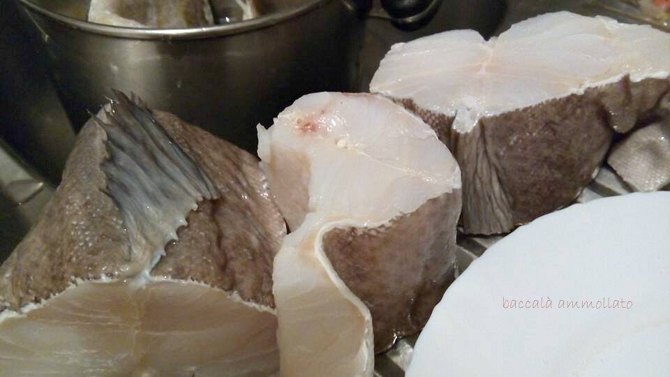 Ammollo del baccalà salinato