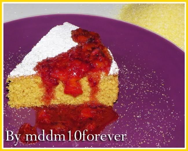 Amor polenta con salsa all’arancia