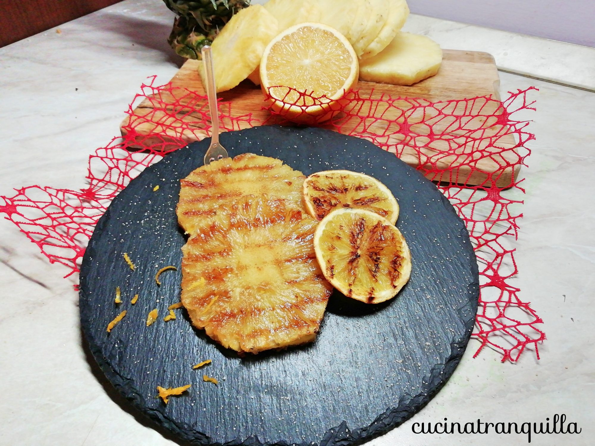 Ananas grigliato