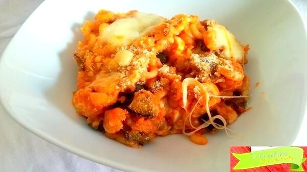 Anelletti al forno alla parmigiana, una variante