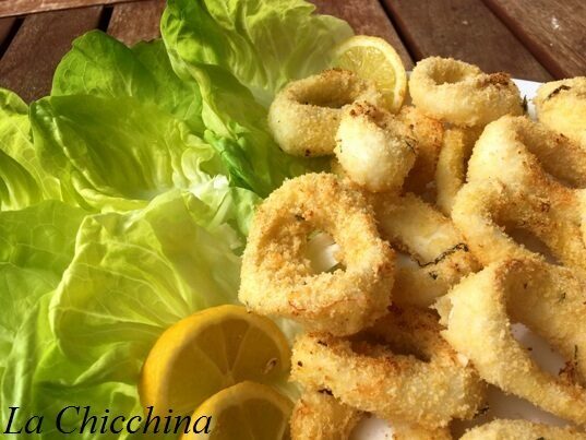 Anelli di totano al forno croccanti (ricetta light)