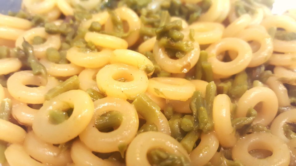 Anellini agli asparagi selvatici