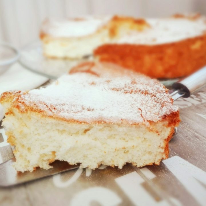Angel cake al profumo di limone