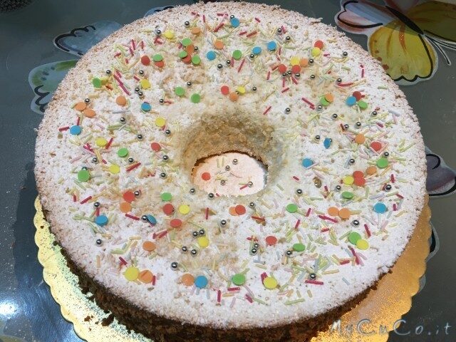 Angel cake per il compleanno del mio babbo