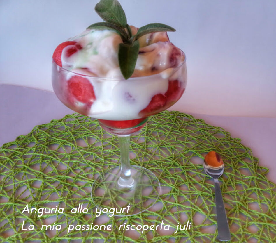 Anguria allo yogurt e dissetante