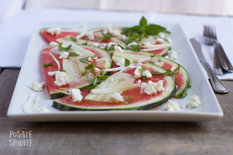 Anguria e feta, un must per l’estate