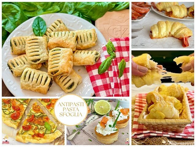 Antipasti pasta sfoglia velocissimi