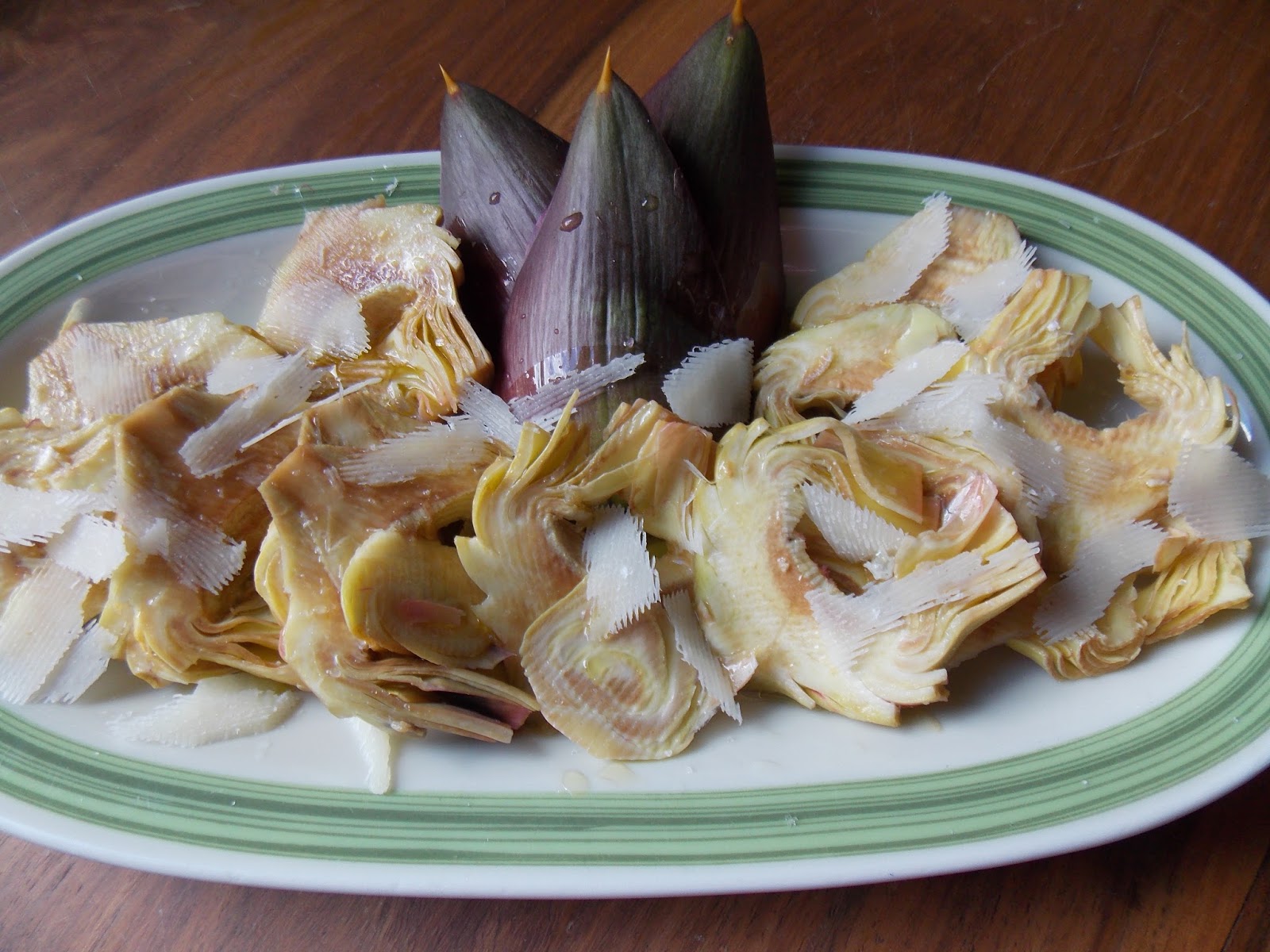 Antipasto di carciofi crudi